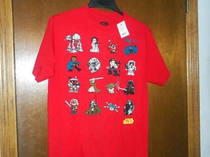 Star Wars Large Cast New Hope Cartoon style design T-Shirt NWT S-XL - Picture 1 of 2