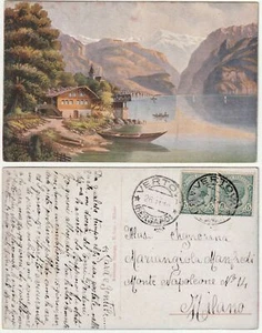 ILLUSTRATORE - SPEDITA DA VERTOVA - BERGAMO - VIAGG. -13663- - Picture 1 of 1