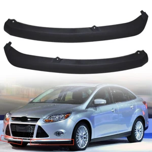 2Pcs L+R Black Plastic Lower Bumper Valence Trim For 2012 2013 2014 Ford Focus - Picture 1 of 7