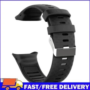 Silicone Strap Smartwatch Strap Comfortable for Polar Vantage V (Black) - Zdjęcie 1 z 8