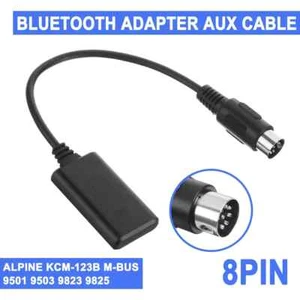 adattatore bluetooth modulo aux musicale per Alpine KCM-123B M-BUS 9501 9503 9823 9825 - Foto 1 di 6