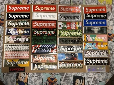 Supreme Box Logo Stickers Bulk Need Gone *Buy Any 4 to Get 25% Off*