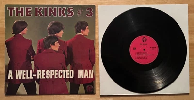 33 12" FRENCH LP THE KINKS A WELL RESPECTED MAN #3 - Image 1 of 2