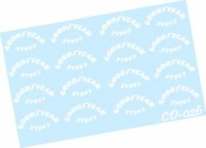 CD-CD_026-C Goodyear Eagle tire stickers White only DECALS