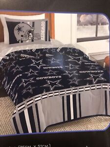 Dallas Cowboys Comforter Set NFL 4pc Bed Bag Sheets Twin Team Licensed Bedding