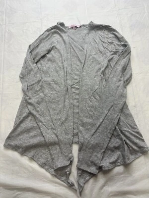 Cárdigan abierto Calypso St Barth talla pequeña gris algodón modal Foto 1 de 4