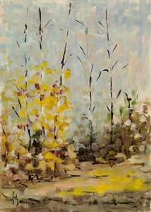 " BETULLE   " ADORNI 1996  (35x25x1,5 cm) OLIO SU TELA WhatsApp 3381892098 - Imagen 1 de 2