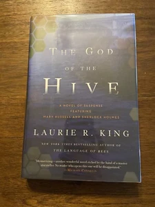 SIGNED The God Of The Hive by Laurie R. King 1st Printing 1st Edition 2010 HCDJ - Picture 1 of 12