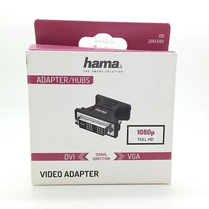 Hama 200341 VGA-Adapter auf DVI, Full-HD 1080p 100115 - Photo 1/1