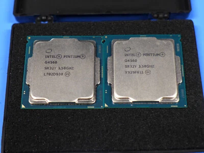 (LOTE DE 2) Procesador Intel Pentium G4560 3,50 GHz Dual Core LGA1151 SR32Y Foto 1 de 2