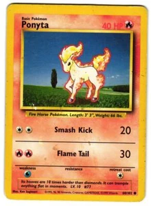 Pokemon Basisset Ponyta #060/102 häufig stark gespielt - Bild 1 von 2