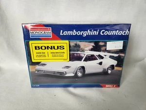 Kit de coche modelo Lamborghini Countach escala 1/24 monograma 2769/nuevo/sellado P35 - Imagen 1 de 6
