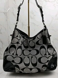 Coach Signature Shoulder Bag Purse B1228-19758M - Picture 1 of 24