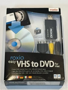 Roxio Easy VHS to DVD 3 For Mac Transfer VHS To DVD - Picture 1 of 4