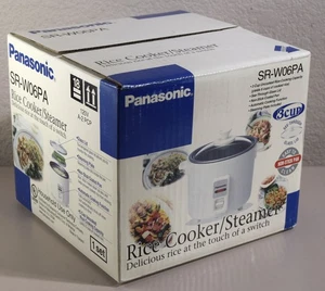 PANASONIC 3 Cup (Uncooked) RICE COOKER & STEAMER (SR-W06PA) - NEW SEALED IN BOX - Picture 1 of 7