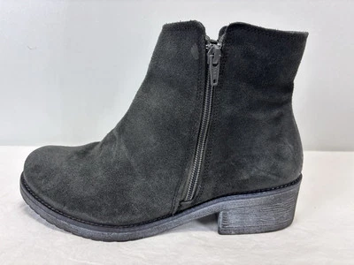 NAOT 'Wander' Aceitoso Gris Medianoche Gamuza Doble Cremallera Botines EUR 40 US 9 Para Mujer Foto 1 de 4