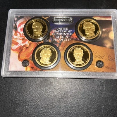 2010 U.S. Mint Presidential 1$ Dollar Coin Proof Set Complete With Box & COA - Image 1 of 4