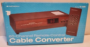 Convertidor de 60 canales Archer Cat. 15-1285 Mando a Distancia 60 Canales Convertidor Caja - Imagen 1 de 13