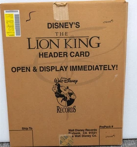 Walt Disney Bilder Der König der Löwen Kino Aufsteller Werbeartikel Vintage - Bild 1 von 4