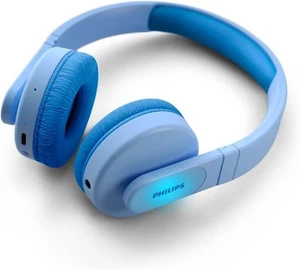 Bezprzewodowe słuchawki nauszne Philips TAK4206 niebieskie, Bluetooth, bateria 28h, z mikro - Zdjęcie 1 z 6
