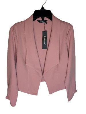 Allegra K Open Front Jacket Pink Size Small NWT - Image 1 of 4