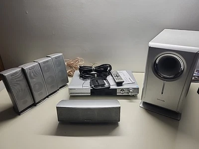 Sistema de sonido envolvente Panasonic SA-HT05 Home Theater 5.1 ¡Completo y funcionando! Foto 1 de 4