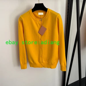 Stickerei Strick Freizeit Kurz Cardigan Pullover Kurzmantel Damen 2025 SML NEU - Bild 1 von 10