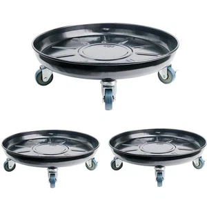 12" 3Pack Caddy per Piante in Metallo con Ruote - Durevole e Resistente, Carrello per Piante,... - Foto 1 di 6