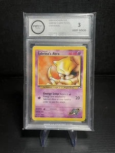 Sabrina´s Abra 91/132 Gym Heroes AA-Grading 3 Very Good - Picture 1 of 2