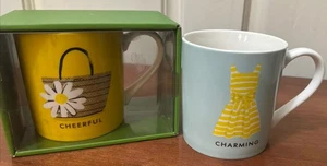 Kate Spade Set aus zwei Tassen Fröhlich Neu im Karton Charmant Neu ohne Box Marke Lenox Marke. - Bild 1 von 9
