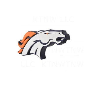 New NFL Denver Broncos 3D Fan Foam Logo Holding / Wall Sign 21.2? x 11.4? - Picture 1 of 4