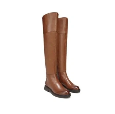 Franco Sarto Battina Cognac Over The Knee Leather High Shaft Boots Women Sz 6 - Image 1 of 4