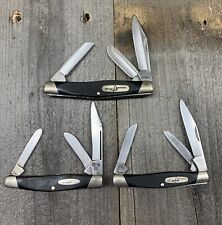 3 Vintage BUCK Pocket Knives - 303 Cadet & 301 Stockman Knife Pre 1986 1997 2000