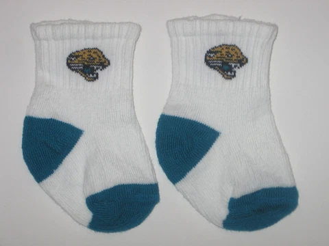 Jacksonville Jaguars Team Logo Cotton Baby Booties - (Pine Hosiery) FREE S&H!! Cover