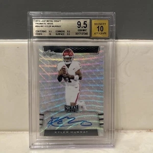 2019 Leaf Metal Draft Prismatic Wave Kyler Murray BGS 9.5 Auto 10 - Picture 1 of 2