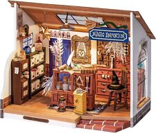 DIY Wooden Dollhouse for Gifts Rolife Miniatures House Kits LED Light DG155 1:20