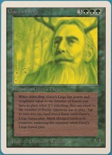 Gaea's Liege Unlimited NM Green Rare MAGIC GATHERING CARD (ID# 240841) ABUGames