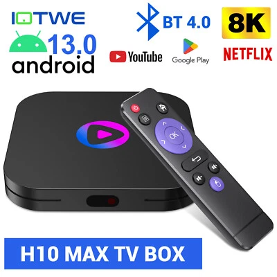IOTWE 2024 Neu Android 13.0 Smart TV BOX 4+128GB Dual WIFI Netzwerk Media Player BT5.0