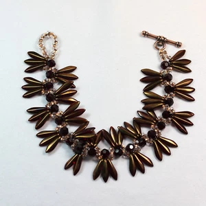 Kupfer Dolch Armband mit feinen österreichischen Kristallen Vers.2 - Bild 1 von 1