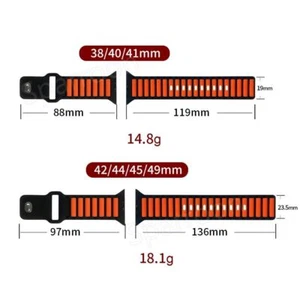 IWatch Armband Strap 49mm für Apple Watch Series Ultra 2 10 9 8 7 6 Silikon Sport - Bild 1 von 44