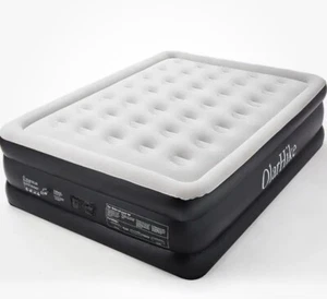 Double Size Inflatable Air Mattress, Air Bed with Built-in Electric Pump - Picture 1 of 7