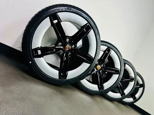 NEU! Original 21 Zoll Porsche Taycan II 9J1 Facelift „Mission E“ Sommer Räder - Bild 1 von 6