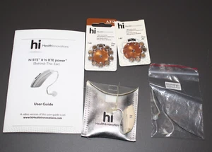 Hi BTE HealthInnovations Left Hearing Aid Champange BTE MODEL 15000 - Picture 1 of 9