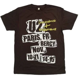 U2 I + E Paris Event 2015 UNISEX T-SHIRT Kurzarm MEDIUM Official Ex-Tour - Bild 1 von 3