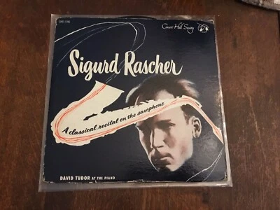 Sigurd Rascher Vinyl LP “A Classical Recital On The Saxophone” David Tudor - Image 1 of 4