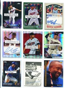 Twins, Byron Buxton, Max Kepler, Arraez, Correa, Berrios, Rookie 216 Card Lot #A - Picture 1 of 24