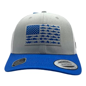 Columbia PFG Fish Flag Authentic Snapback Trucker Hat Adjustable Cap HC - Picture 1 of 7