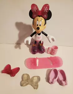 DISNEY MINNIE MOUSE SNAP 'N STYLE BOWTIQUE FIGURE MATTEL & SOME ACCESSORIES - Picture 1 of 5