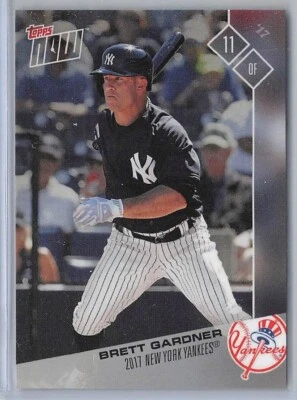 2017 Topps Now #OD-35 Brett Gardner New York Yankees - Image 1 of 2