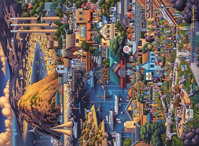 Rompecabezas Buffalo Games - Eric Dowdle - Morro Bay - 1000 piezas para adultos Ch Foto 1 de 4